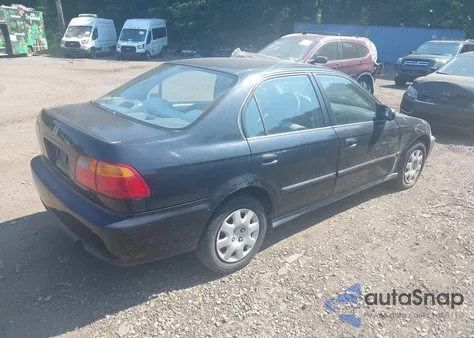 2000 Honda Civic Lx from USA, damaged, VIN 1HGEJ6679YL035044